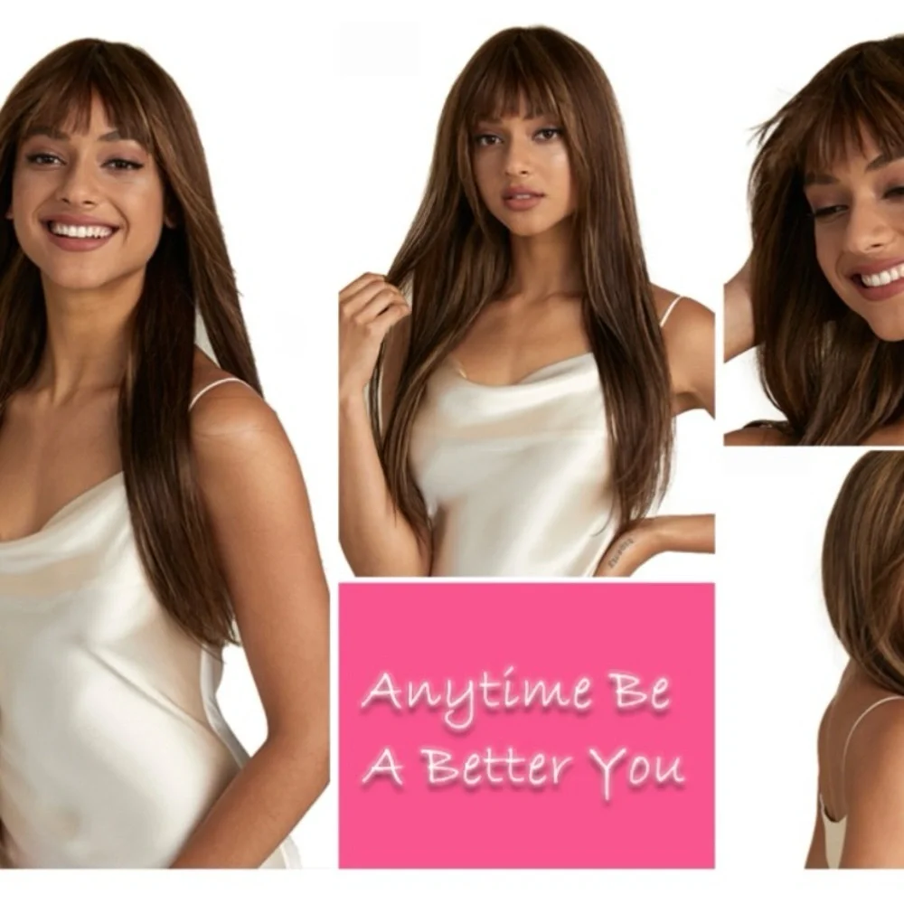 Blooming Hair  100% 10A Human Hair Bang Wig